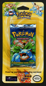 1999 Pokemon Sealed Base Set Unlimited Booster Blister Pack Venusaur SKU #266323