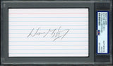 Wayne Gretzky Autographed 3x5 Index Card Edmonton Oilers PSA/DNA #85766907