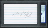 Wayne Gretzky Autographed 3x5 Index Card Edmonton Oilers PSA/DNA #85766906