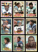 69 Count Lot of Autographed 1969-1980 Topps Football Cards (All Different) SKU #266471