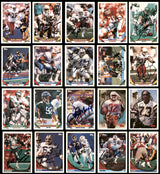115 Count Lot of Autographed 1990-2001 Topps Football Cards (All Different) SKU #266473