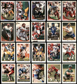 115 Count Lot of Autographed 1990-2001 Topps Football Cards (All Different) SKU #266473