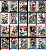 92 Count Lot of Autographed 1991-1993 Upper Deck Football Cards (All Different) SKU #266474
