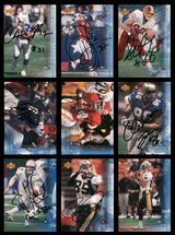 40 Count Lot of Autographed 1998-2000 Upper Deck Football Cards (All Different) SKU #266478