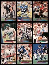 47 Count Lot of Autographed 1995 Stadium Club Football Cards (All Different) SKU #266482