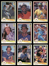 55 Count Lot of Autographed 1982 Donruss Baseball Cards (All Different) SKU #266485