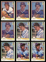 48 Count Lot of Autographed 1982 Donruss Baseball Cards SKU #266486