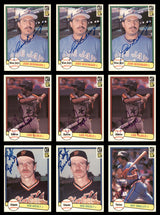 48 Count Lot of Autographed 1982 Donruss Baseball Cards SKU #266486