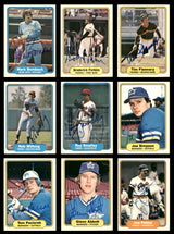 37 Count Lot of Autographed 1982 Fleer Baseball Cards (All Different) SKU #266487