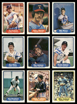 37 Count Lot of Autographed 1982 Fleer Baseball Cards (All Different) SKU #266487