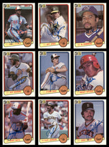 82 Count Lot of Autographed 1983 Donruss Baseball Cards (All Different) SKU #266489
