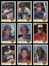 82 Count Lot of Autographed 1983 Donruss Baseball Cards (All Different) SKU #266489