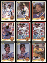 48 Count Lot of Autographed 1983 Donruss Baseball Cards SKU #266490