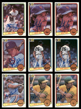 48 Count Lot of Autographed 1983 Donruss Baseball Cards SKU #266490