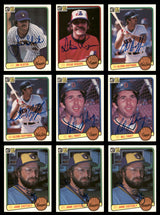 48 Count Lot of Autographed 1983 Donruss Baseball Cards SKU #266490