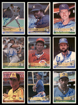 55 Count Lot of Autographed 1984 Donruss Baseball Cards SKU #266492
