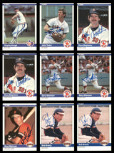 42 Count Lot of Autographed 1984 Fleer Baseball Cards SKU #266493