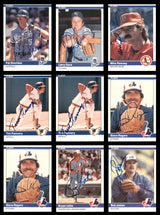 42 Count Lot of Autographed 1984 Fleer Baseball Cards SKU #266493