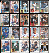 100 Count Lot of Autographed 1984 Topps Baseball Cards SKU #266495