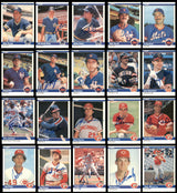 103 Count Lot of Autographed 1984 Fleer Baseball Cards (All Different) SKU #266496