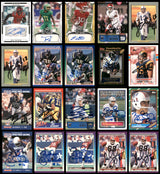 100 Count Lot of Autographed Assorted Football Cards SKU #266497