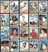 112 Count Lot of Autographed 1980 Topps Baseball Cards (All Different) SKU #266502
