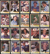 105 Count Lot of Autographed 1982 Donruss Baseball Cards (All Different) SKU #266503