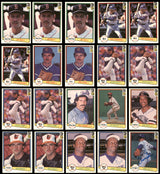 114 Count Lot of Autographed 1982 Donruss Baseball Cards SKU #266504