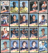 81 Count Lot of Autographed 1985 Topps Baseball Cards SKU #266506