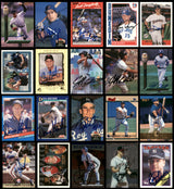 100 Count Lot of Autographed Assorted Baseball Cards (All Different) SKU #266510