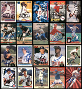 100 Count Lot of Autographed Assorted Baseball Cards (All Different) SKU #266510