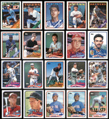 51 Count Lot of Autographed 1980-1991 Topps Baseball Cards SKU #266513