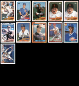 51 Count Lot of Autographed 1980-1991 Topps Baseball Cards SKU #266513