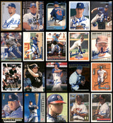 100 Count Lot of Autographed Assorted Baseball Cards (All Different) SKU #266515