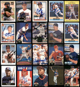 100 Count Lot of Autographed Assorted Baseball Cards (All Different) SKU #266515