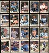 102 Count Lot of Autographed 1983 Fleer Baseball Cards (All Different) SKU #266516
