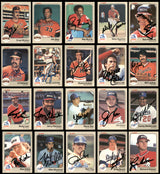 102 Count Lot of Autographed 1983 Fleer Baseball Cards (All Different) SKU #266516