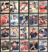 75 Count Lot of Autographed 1989 Fleer Baseball Cards (All Different) SKU #266517