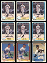 35 Count Lot of Autographed 1981-1983 Ron Cey Baseball Cards SKU #266519
