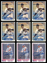 35 Count Lot of Autographed 1981-1983 Ron Cey Baseball Cards SKU #266519