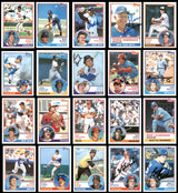 92 Count Lot of Autographed 1983 Topps Baseball Cards (All Different) SKU #266520