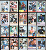 92 Count Lot of Autographed 1983 Topps Baseball Cards (All Different) SKU #266520