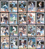 92 Count Lot of Autographed 1983 Topps Baseball Cards (All Different) SKU #266520