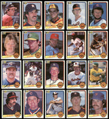 83 Count Lot of Autographed 1983 Donruss Baseball Cards (All Different) SKU #266521