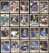 99 Count Lot of Autographed 1983 Topps, Donruss & Fleer Baseball Cards SKU #266523