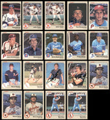 99 Count Lot of Autographed 1983 Topps, Donruss & Fleer Baseball Cards SKU #266523