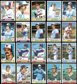 61 Count Lot of Autographed 1979 Topps Baseball Cards SKU #266524