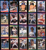 100 Count Lot of Autographed 1984-1991 Baseball Cards SKU #266525