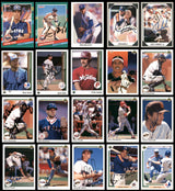 100 Count Lot of Autographed 1984-1991 Baseball Cards SKU #266525