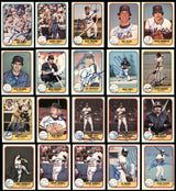 55 Count Lot of Autographed 1981 Fleer Baseball Cards SKU #266526